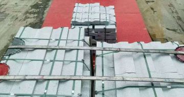 芜湖 芝麻白仿形加直形路沿石出货日常