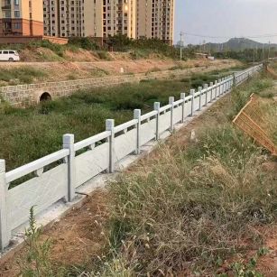 芜湖 白麻河道栏杆效果展示图