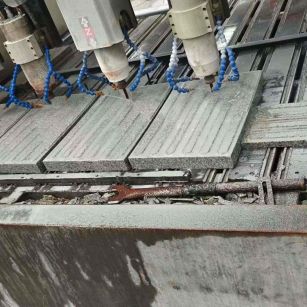 芜湖 芝麻白花岗岩荔枝面盲道雕刻