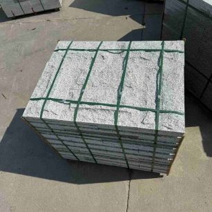 芜湖 白麻花岗岩石材自然面蘑菇石成品