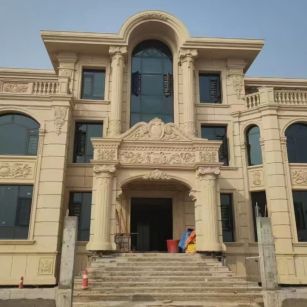 芜湖 黄金麻花岗岩别墅外墙干挂