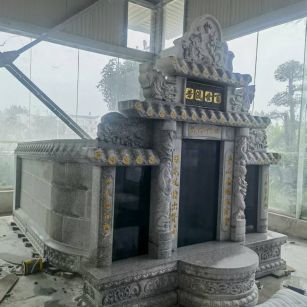 芜湖 芝麻白墓碑效果展示图