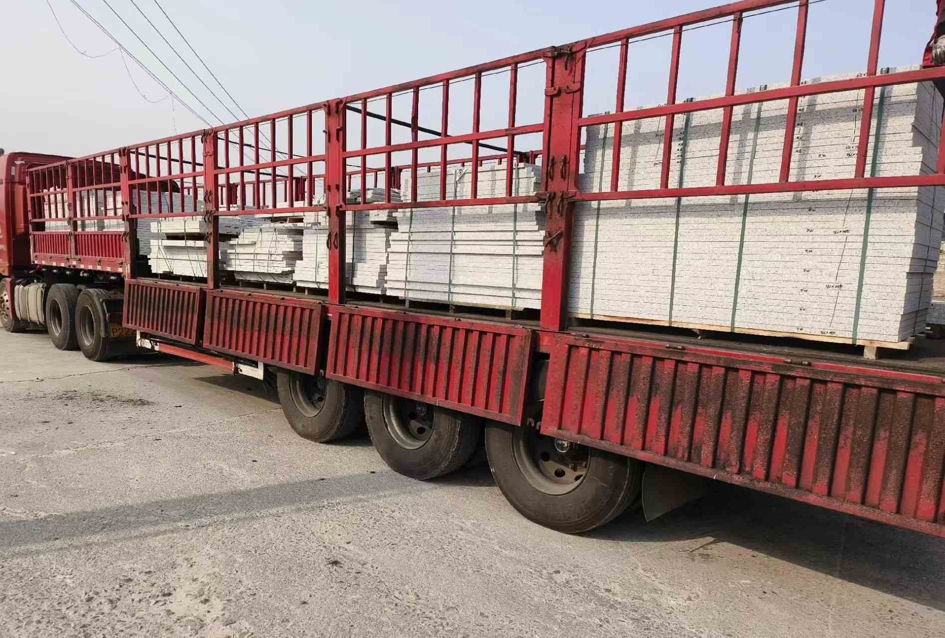 芜湖 白麻荔枝面外墙干挂，工厂装车日常