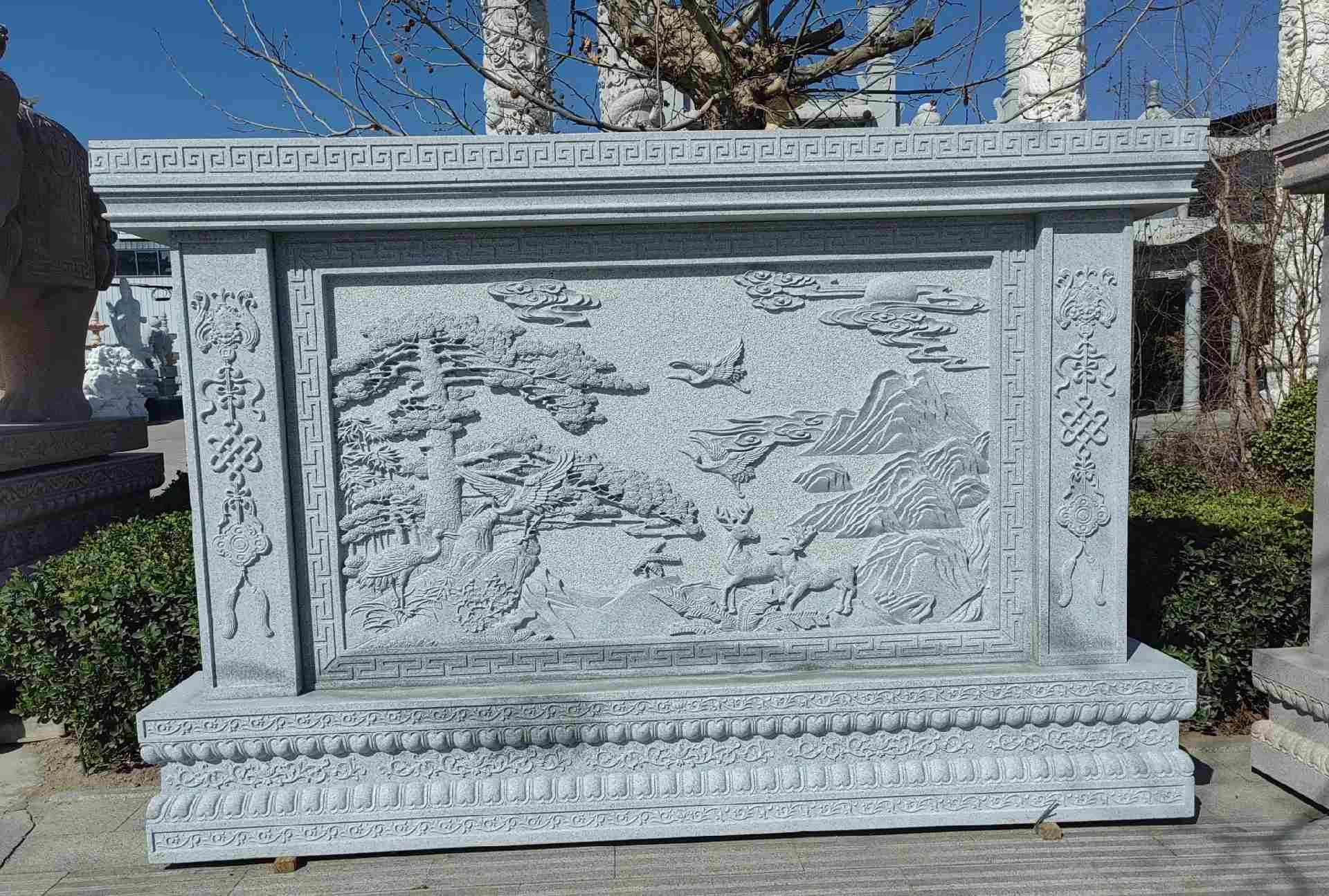 芜湖 芝麻白大型照壁，屏风，影壁