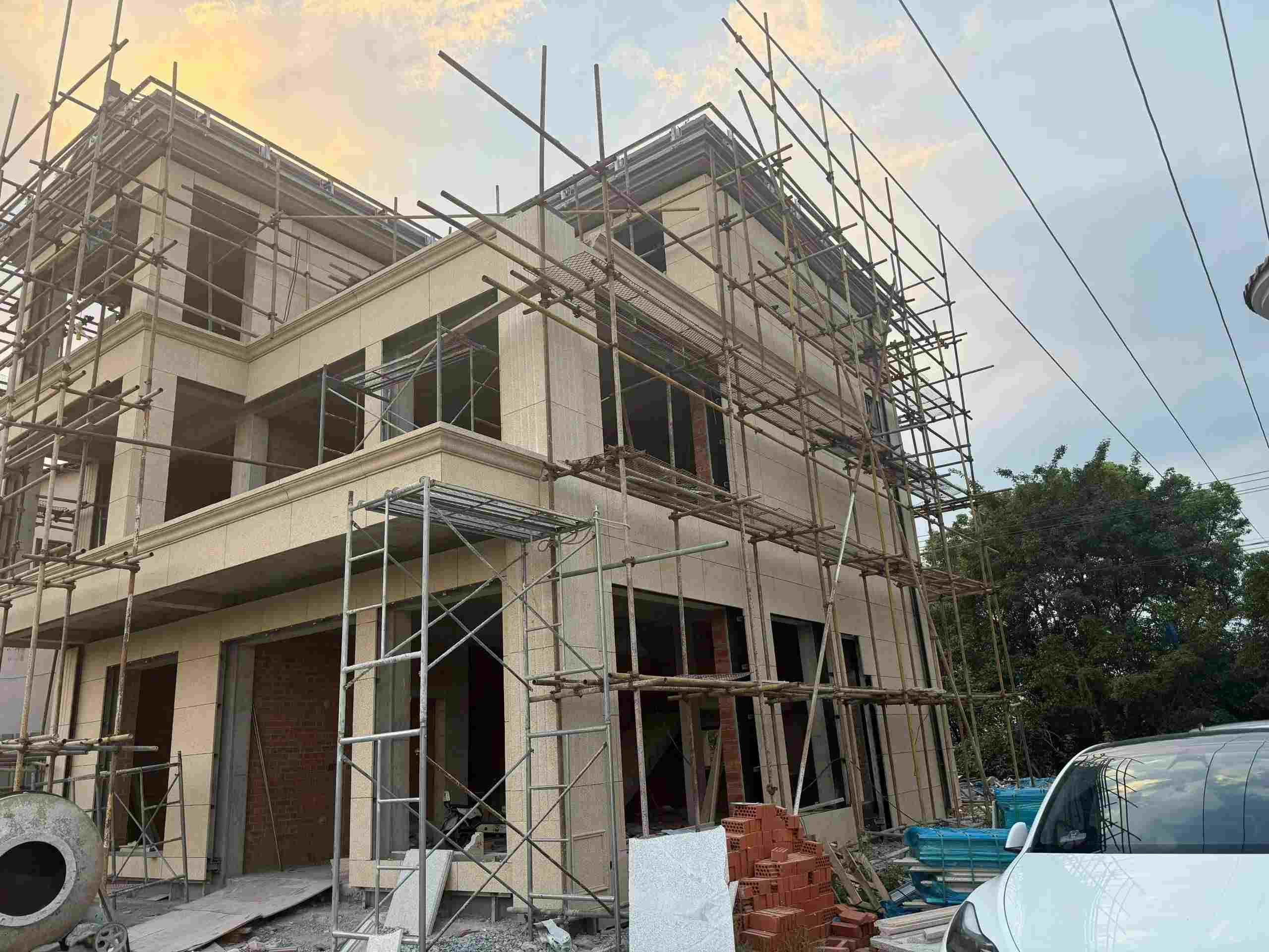 芜湖 黄金麻荔枝面花岗岩外墙干挂