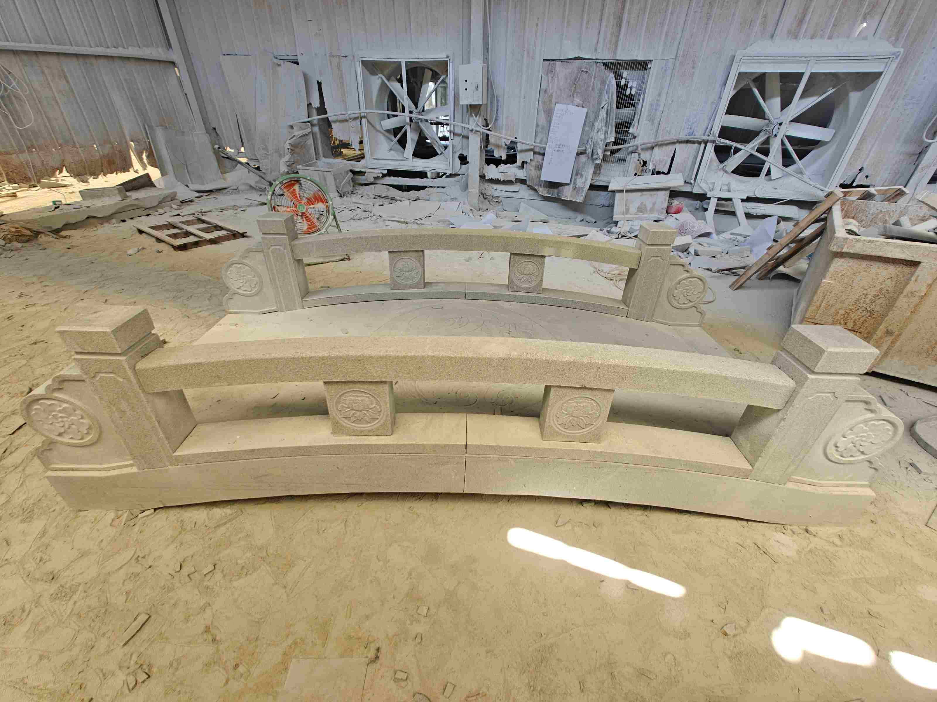 芜湖 芝麻灰花岗岩异形加工-拱桥，石桥