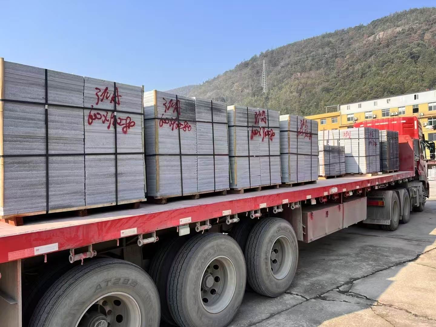 芜湖 芝麻灰地铺石出货日常