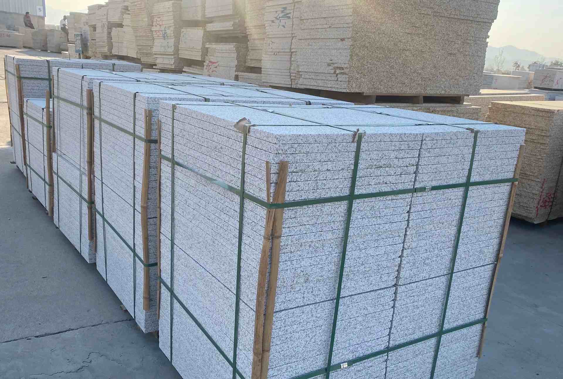 芜湖 白麻花岗岩荔枝面地铺石